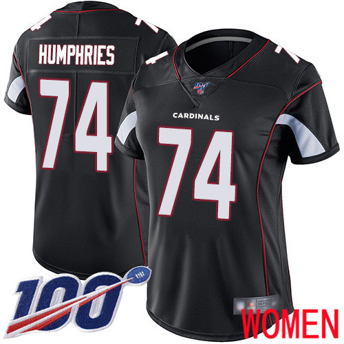 Arizona Cardinals Limited Black Women D.J. Humphries Alternate Jersey NFL Football 74 100th Season Vapor Untouchable